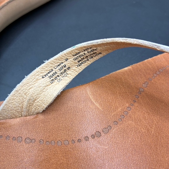 Olukai Kapehe Luana Sandals Women 8 Tapa Sahara Slip On Leather - Picture 8 of 8
